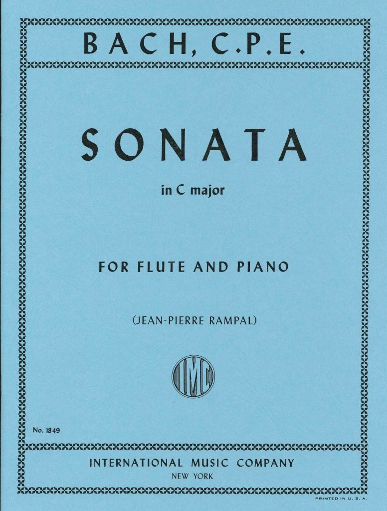 Bach,C.P.E., Sonata in C (Rampal) (IMC)