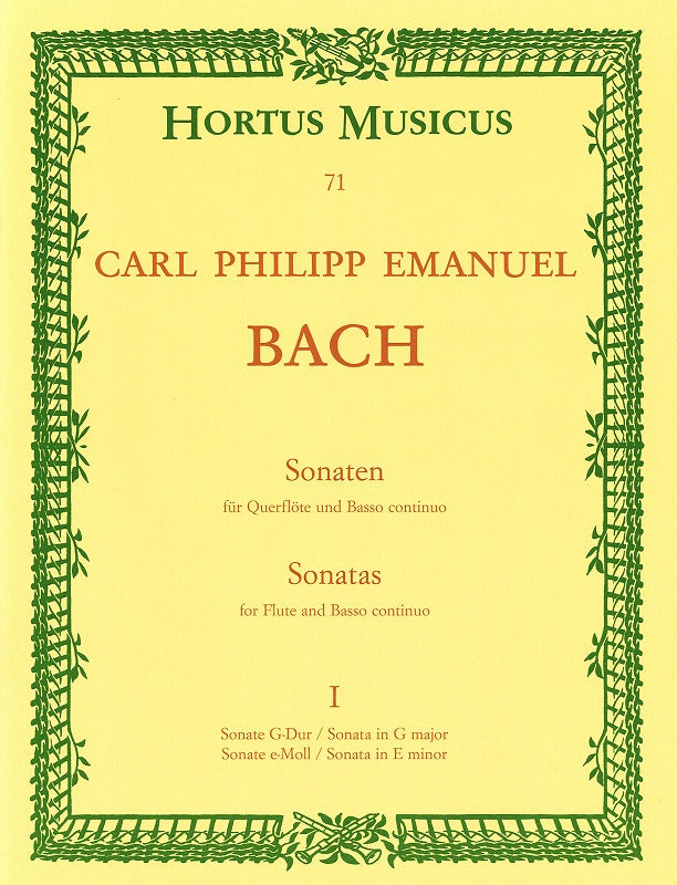 Bach,C.P.E., Sonaten 1: Wq 123; Wq 124 (Barenreiter)