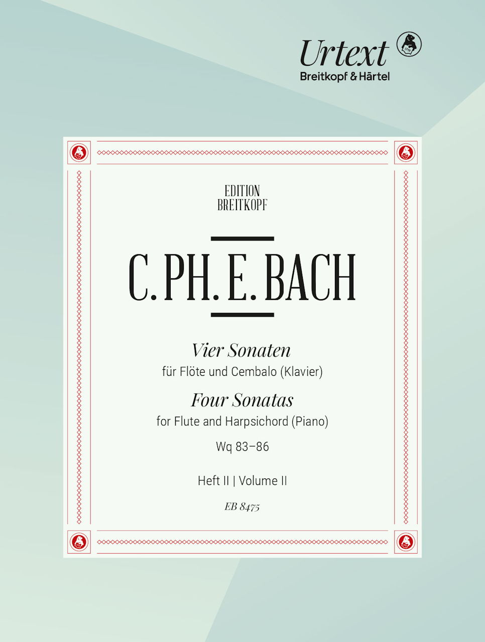 Bach,C.P.E., Sonatas Wq 85, 86 (Braun) (Breitkopf)