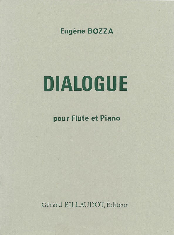 Bozza, Dialogue (Fl,Pf) (Billaudot)