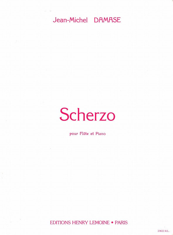 Damase, Scherzo (Fl,Pf) (Lemoine)