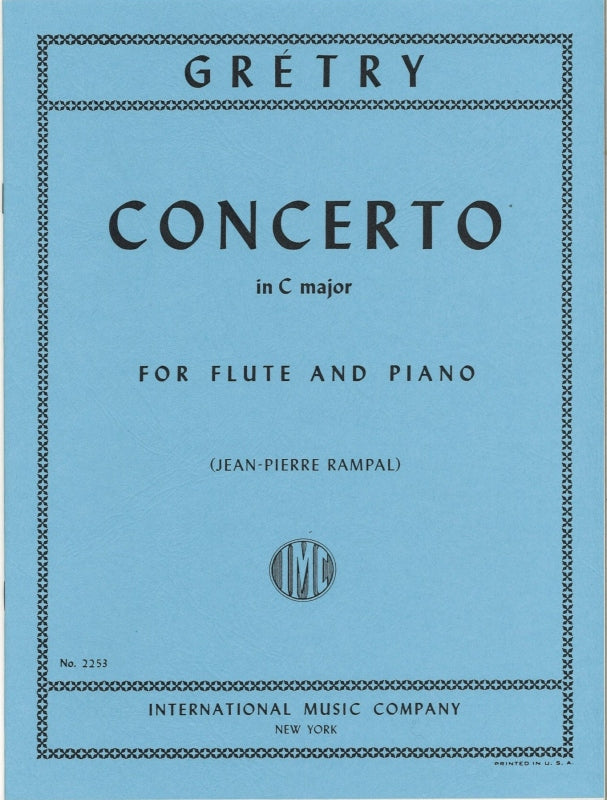 Gretry, Concerto in C (Rampal) (IMC)