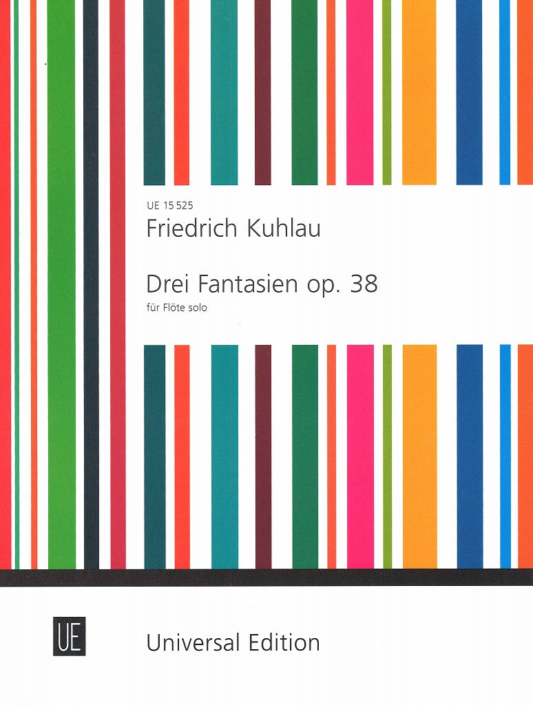 Kuhlau, 3 Fantasien op. 38 (Fl Solo) (Universal)