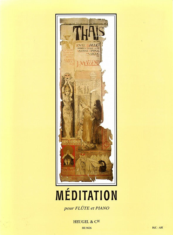 Massenet, Meditation de Thais (Taffanel) (Heugel)