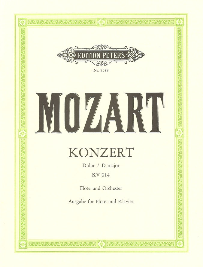 Mozart, Concerto KV 314 in D (No. 2) (Peters)
