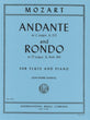 Mozart, Andante KV 315; Rondo KV Anh. 18 (IMC)