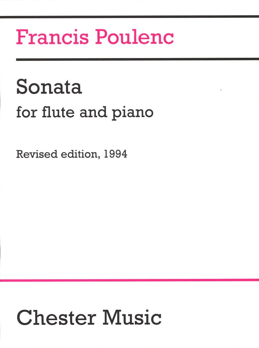 Poulenc, Sonata (Chester)