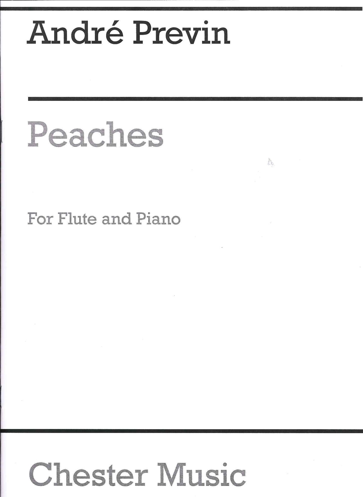 Previn, Peaches (W.Hansen/Chester)
