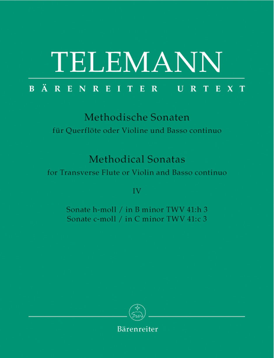 Telemann, Methodische Sonaten Heft 4 (Barenreiter)