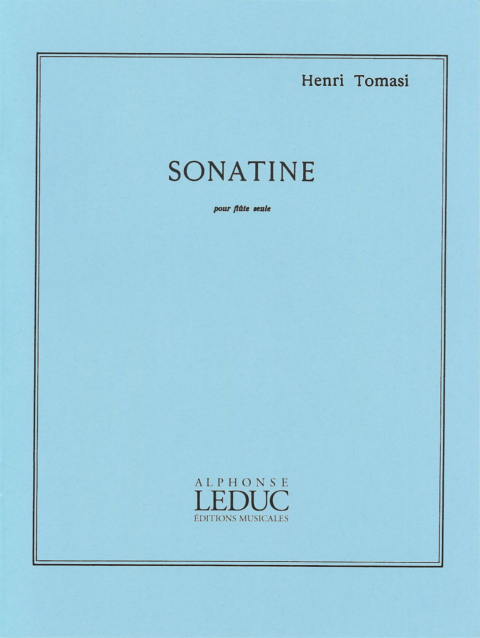 Tomasi, Sonatine (Fl Solo) (Leduc)