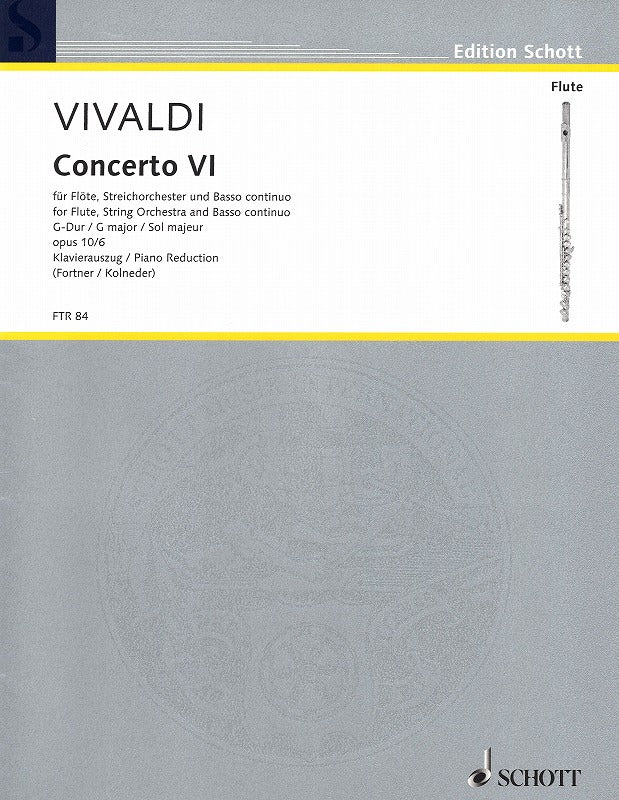 Vivaldi, Concerto op. 10/6 (Schott)