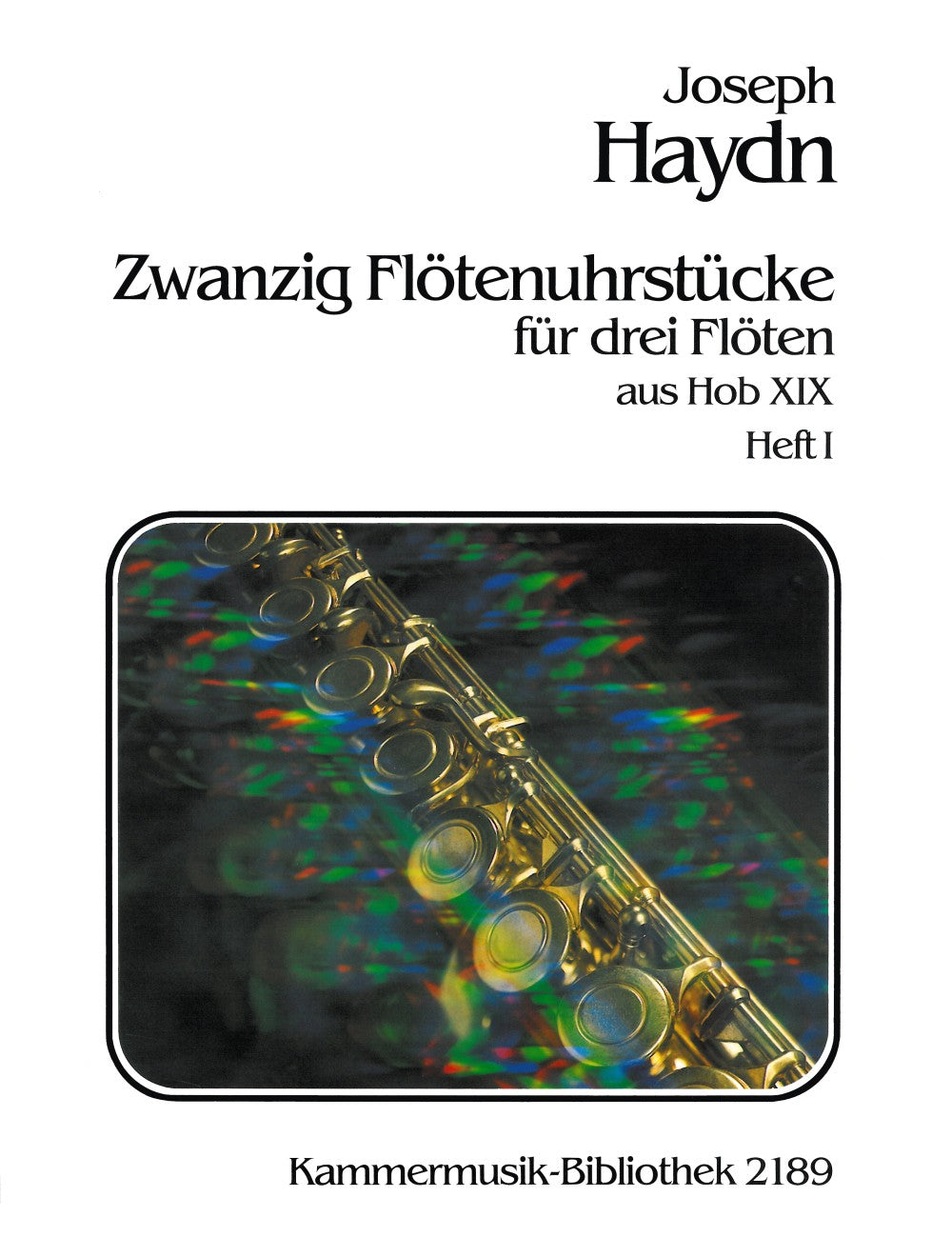 Haydn, 20 Flotenuhrstucke, 1 (3Fl) (Breitkopf)