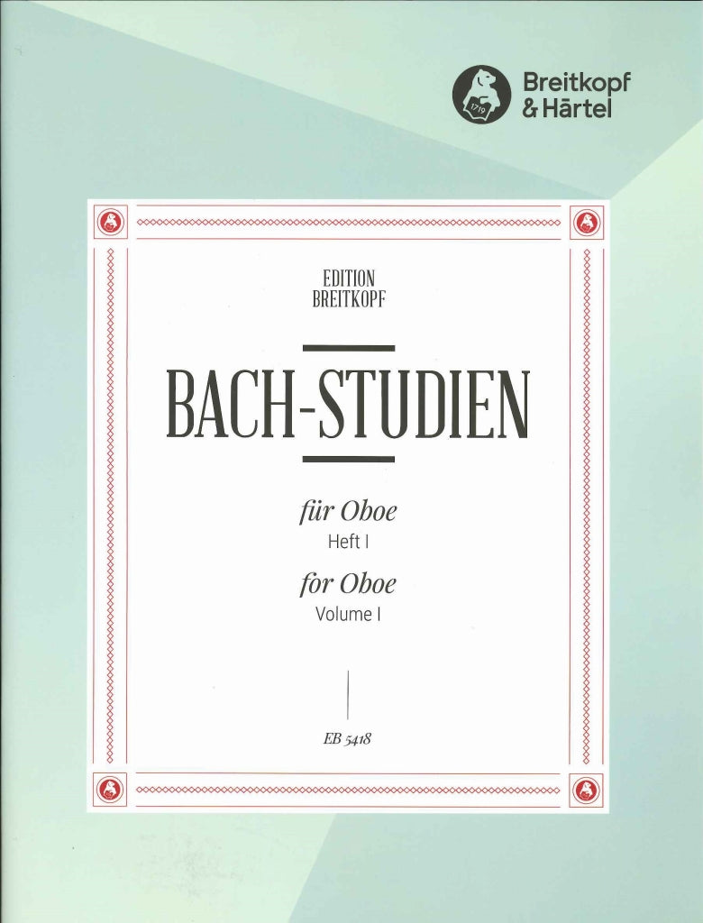 Bach-Studien fur Oboe 1 (Heinze) (Breitkopf)