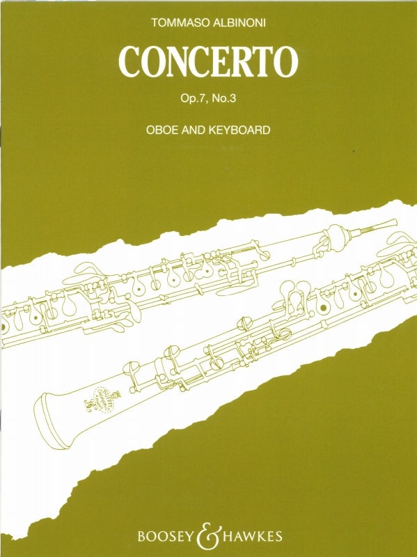 Albinoni, Concerto op. 7/3 in Bb (Ob,Pf) (Boosey)
