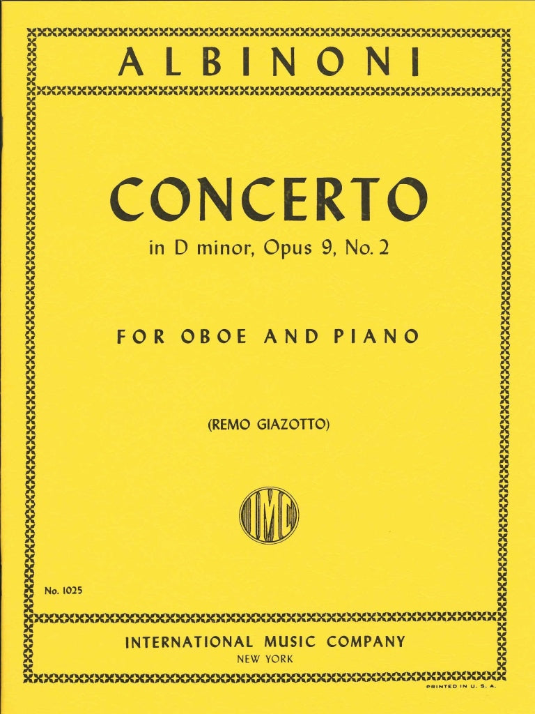 Albinoni, Concerto op. 9/2 (Giazotto) (IMC)
