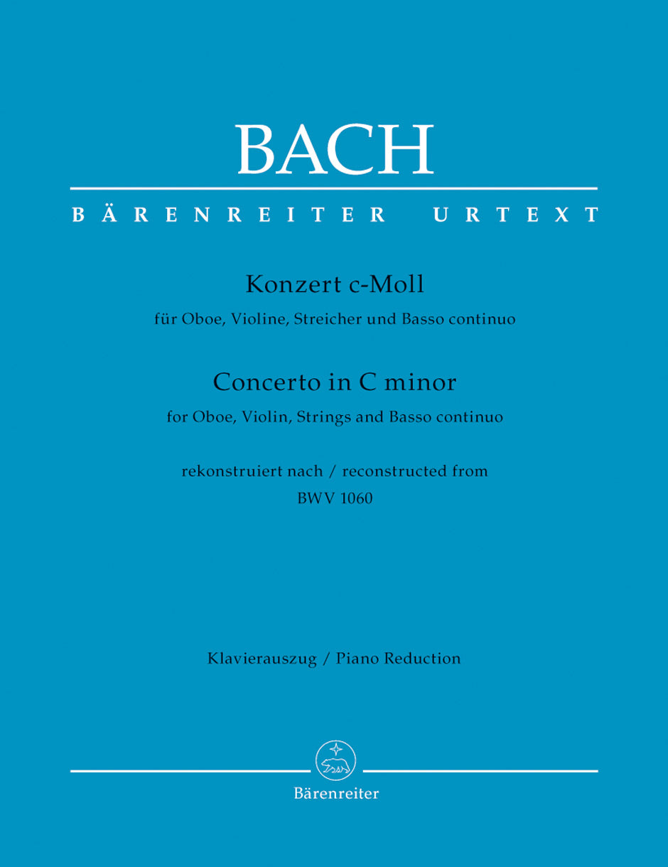 Bach, Concerto BWV 1060 in c (Ob,Vn,Pf) (Barenreiter)