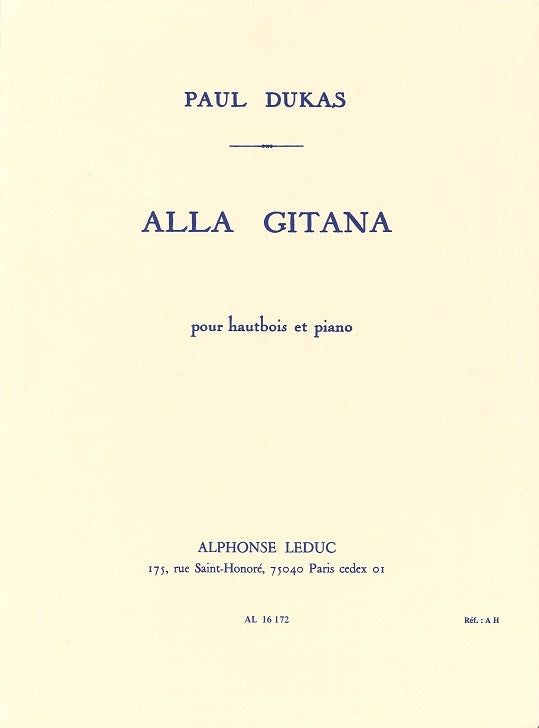 Dukas, Alla gitana (Gillet) (Leduc)