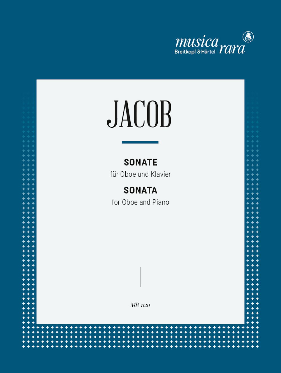 Jacob, Sonata (Ob,Pf) (Musica Rara)