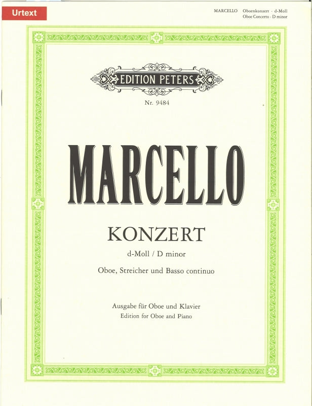 Marcello,A., Concerto in d (Fechner) (Peters)
