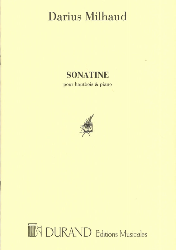 Milhaud, Sonatine op. 337 (Durand)