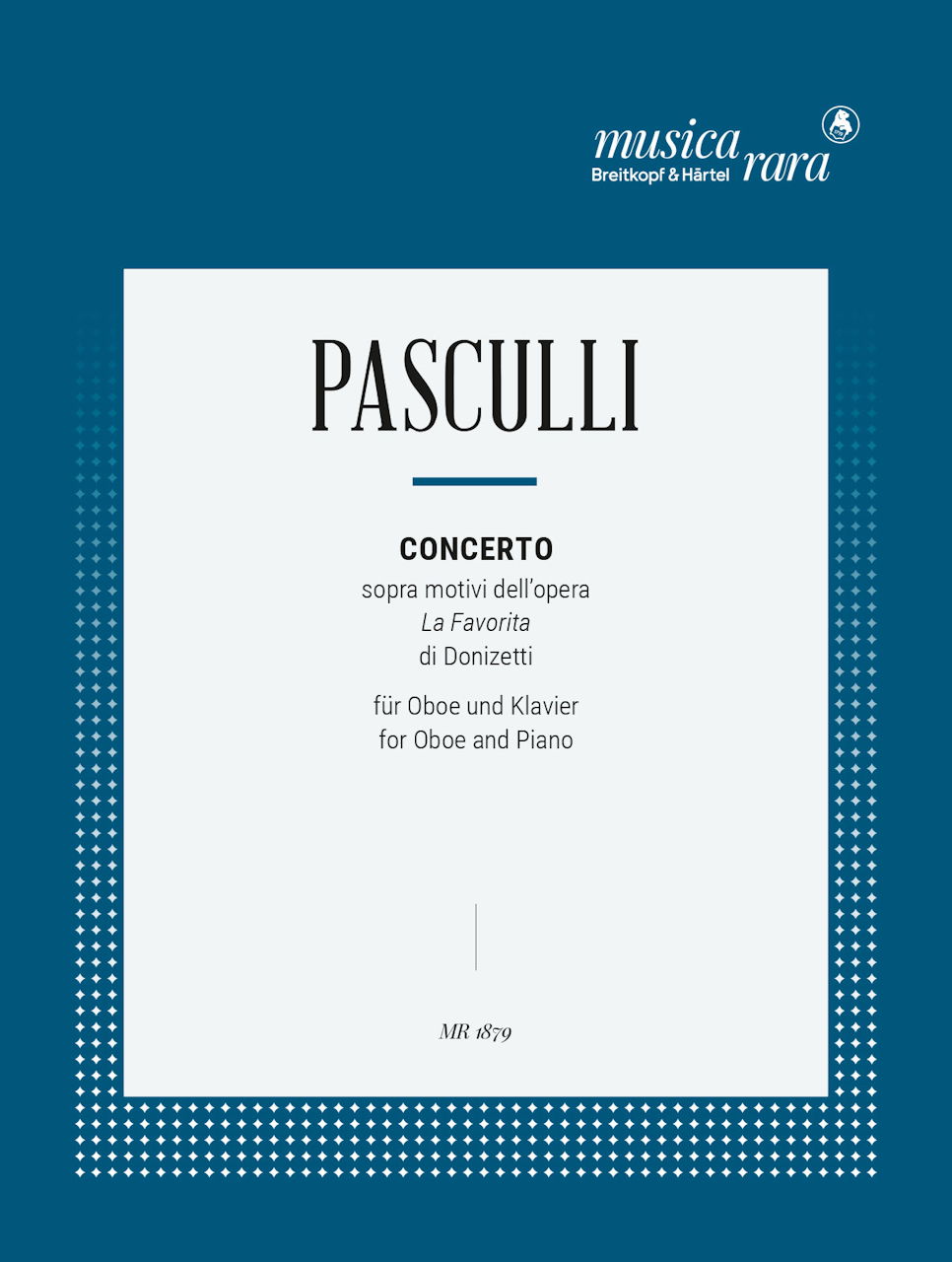 Pasculli, Concerto 'La Favorita' (Ob,Pf) (Musica Rara)