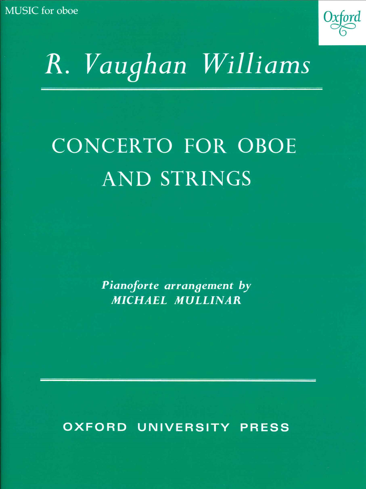 Vaughan Williams, Concerto for Oboe (Oxford University Press)