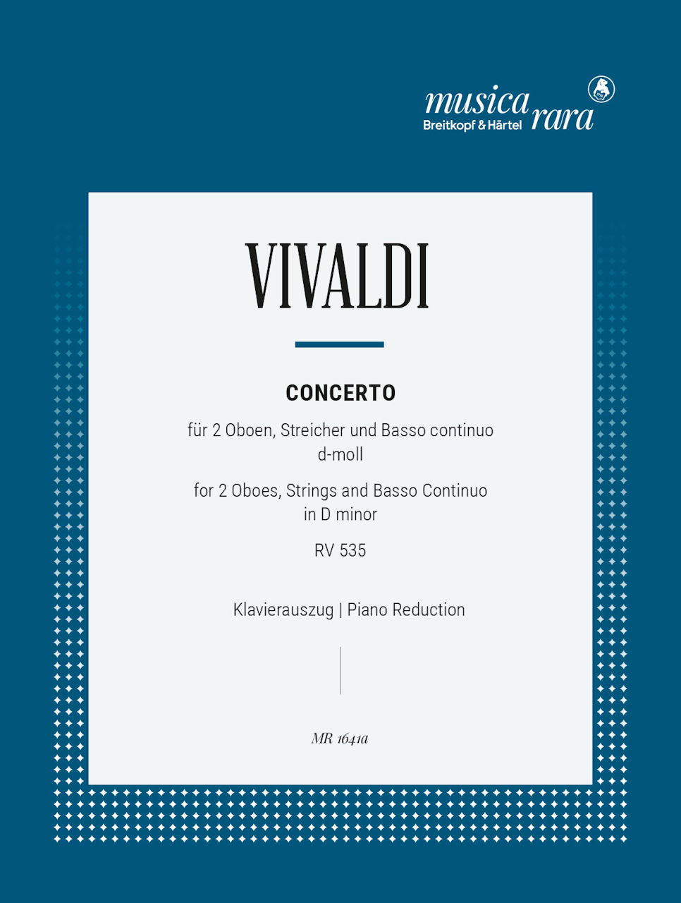 Vivaldi, Concerto in d, RV 535 (2Ob,Pf) (Musica Rara)