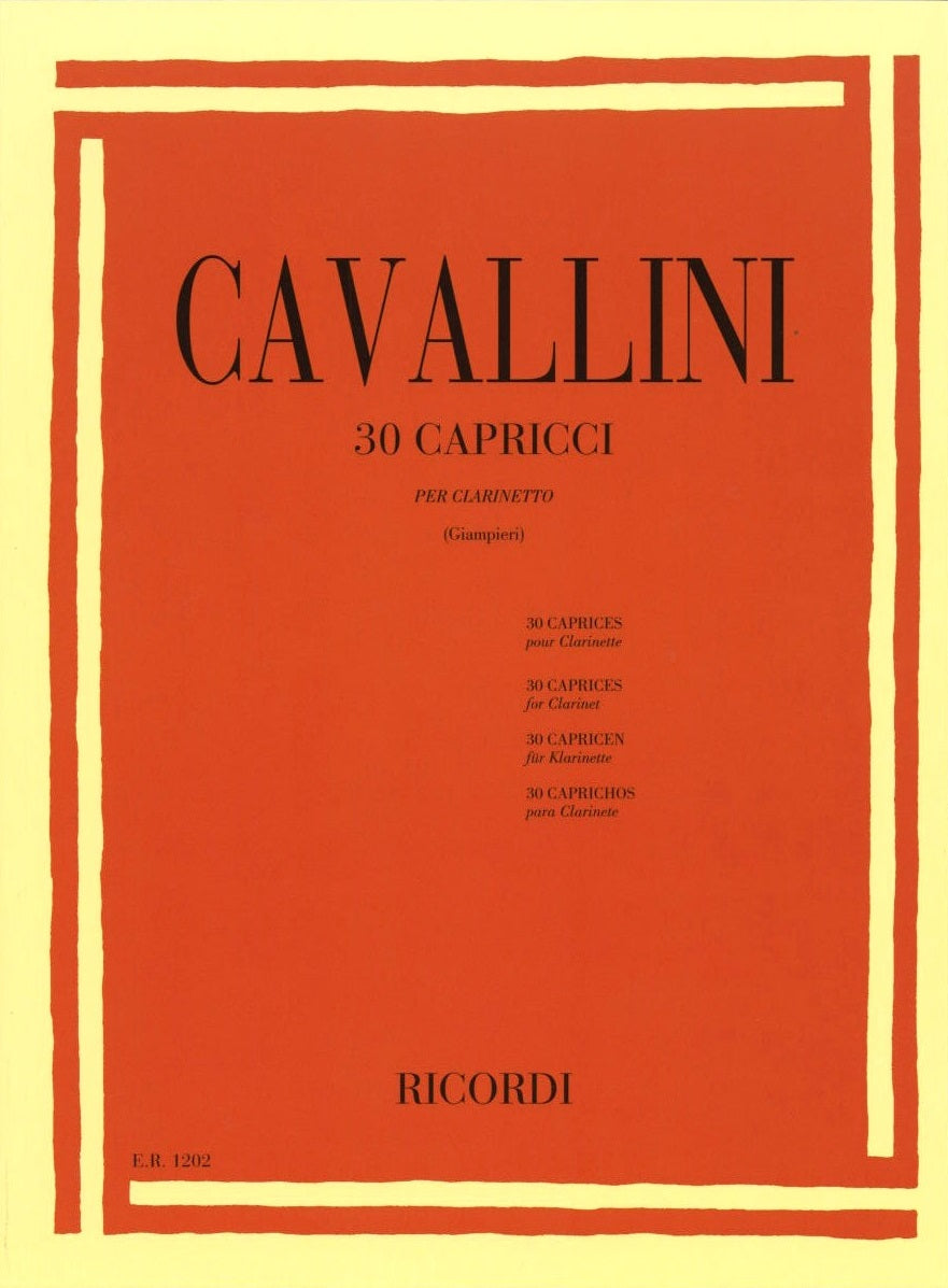 Cavallini, 30 Capricci (Giampieri) (Ricordi)