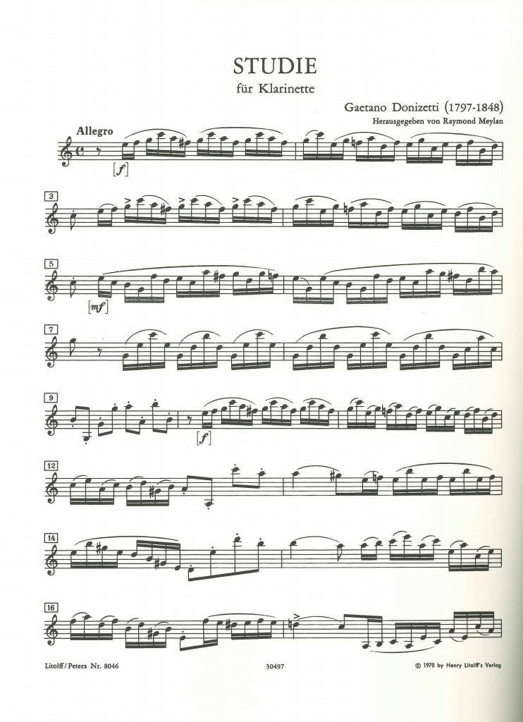 Donizetti, Studie (Meylan) (Peters)