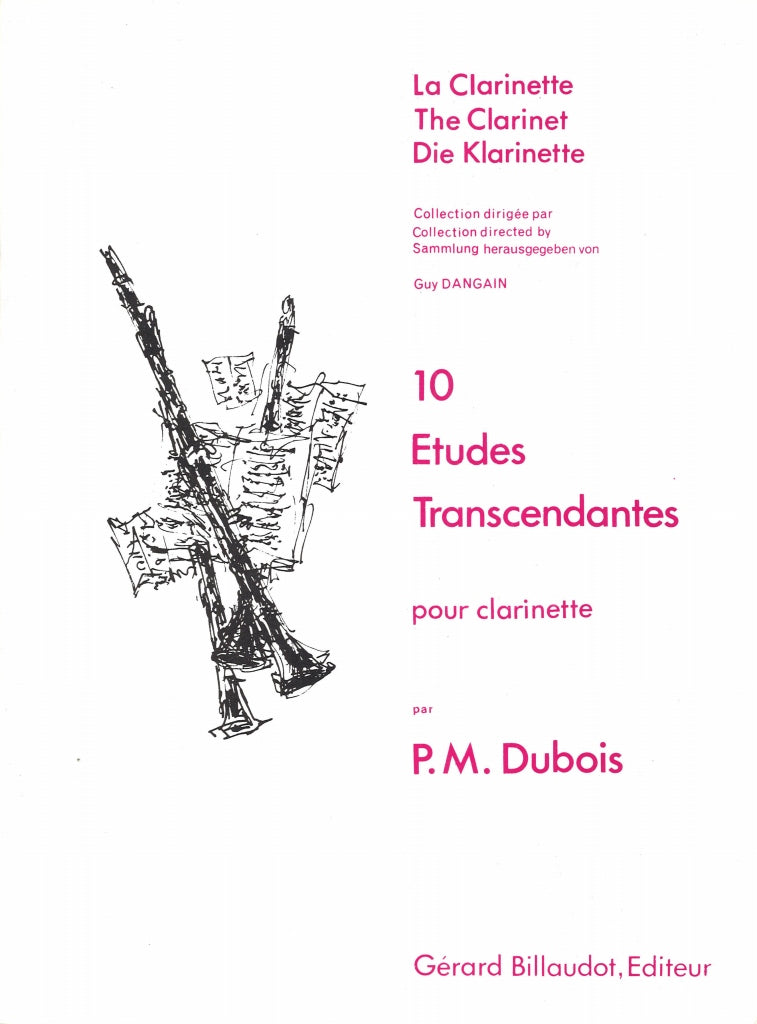 Dubois, 10 Etudes transcendantes (Billaudot)