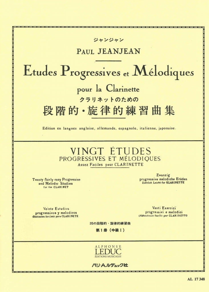Jeanjean, Etudes progressives... 1 (Leduc)