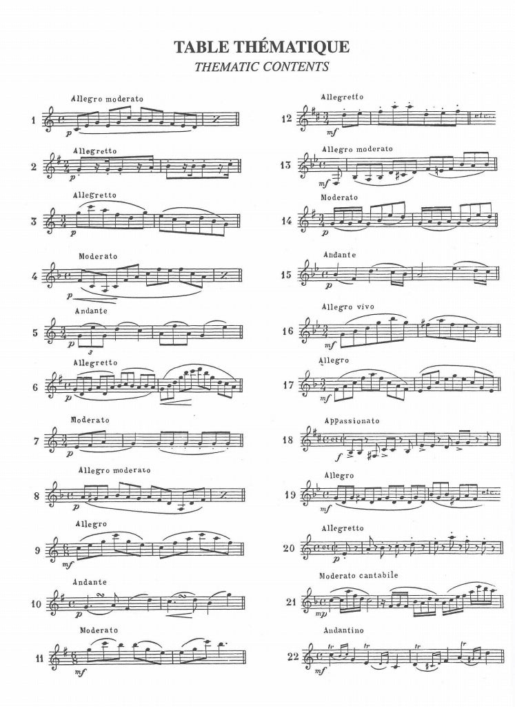 Lancelot, 22 Etudes (Billaudot)