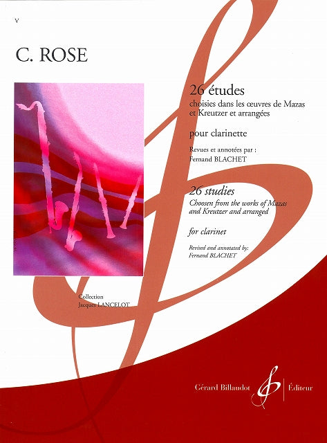 Rose, 26 Etudes (Blachet) (Billaudot)