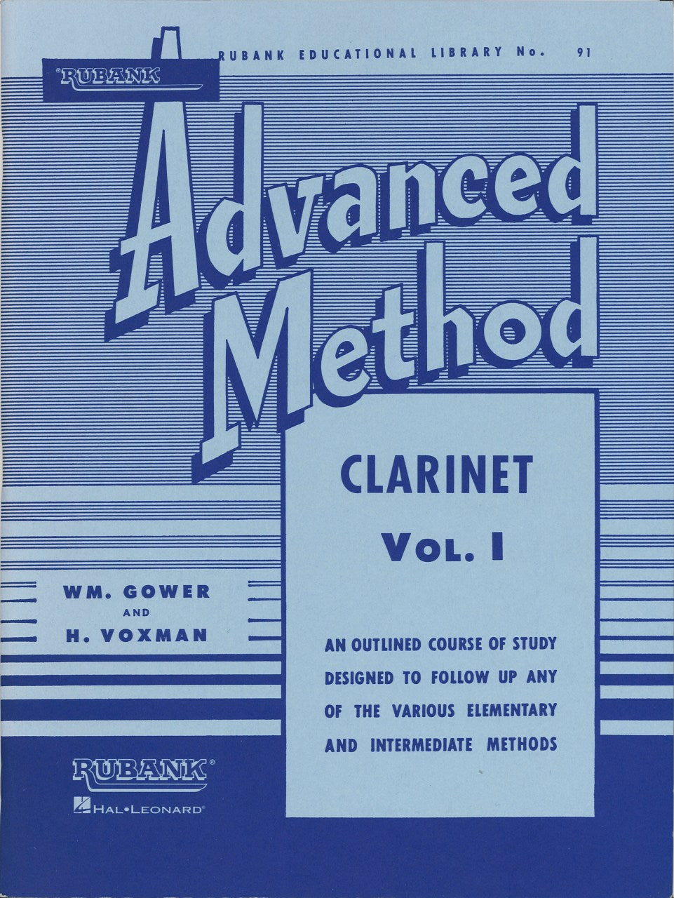 Voxman/Gower, Advanced Method 1 (Rubank)