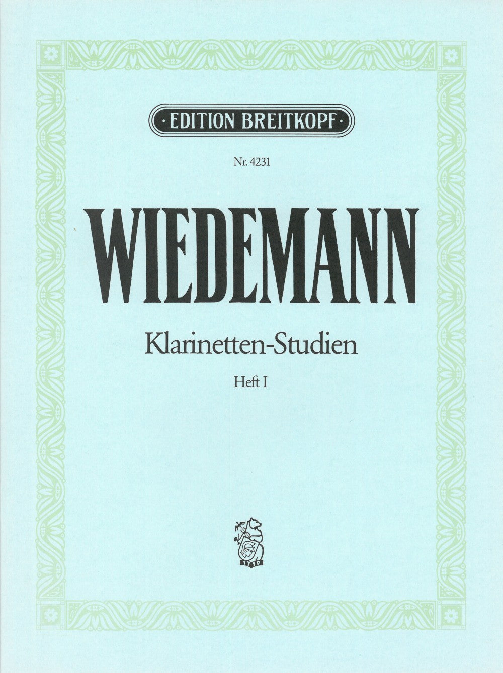 Wiedemann, Klarinetten-Studien 1 (Breitkopf)