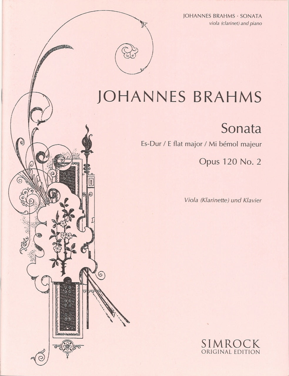 Brahms, Sonata op. 120/2 (Cl/Va,Pf) (Simrock)