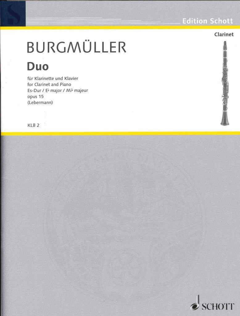 Burgmuller, Duo op. 15 in Eb (Schott)