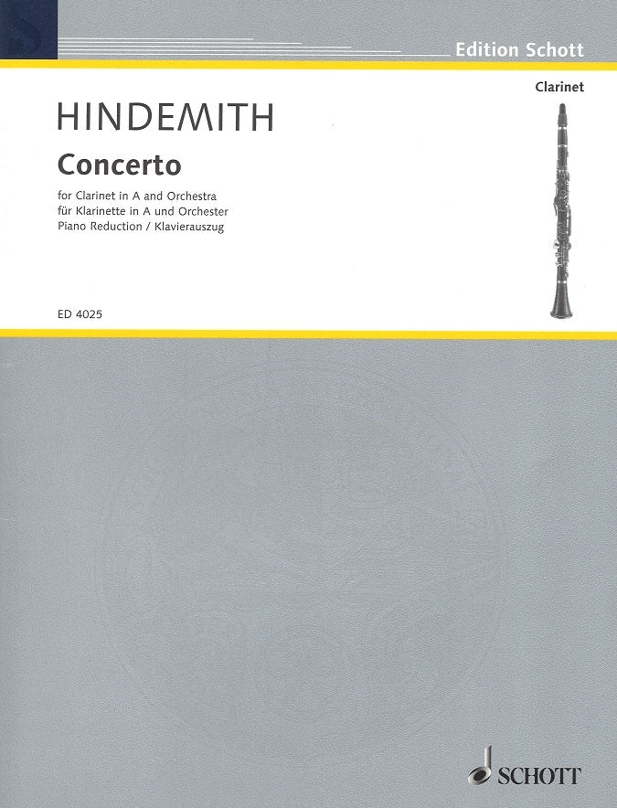 Hindemith, Concerto (1947) (Schott)