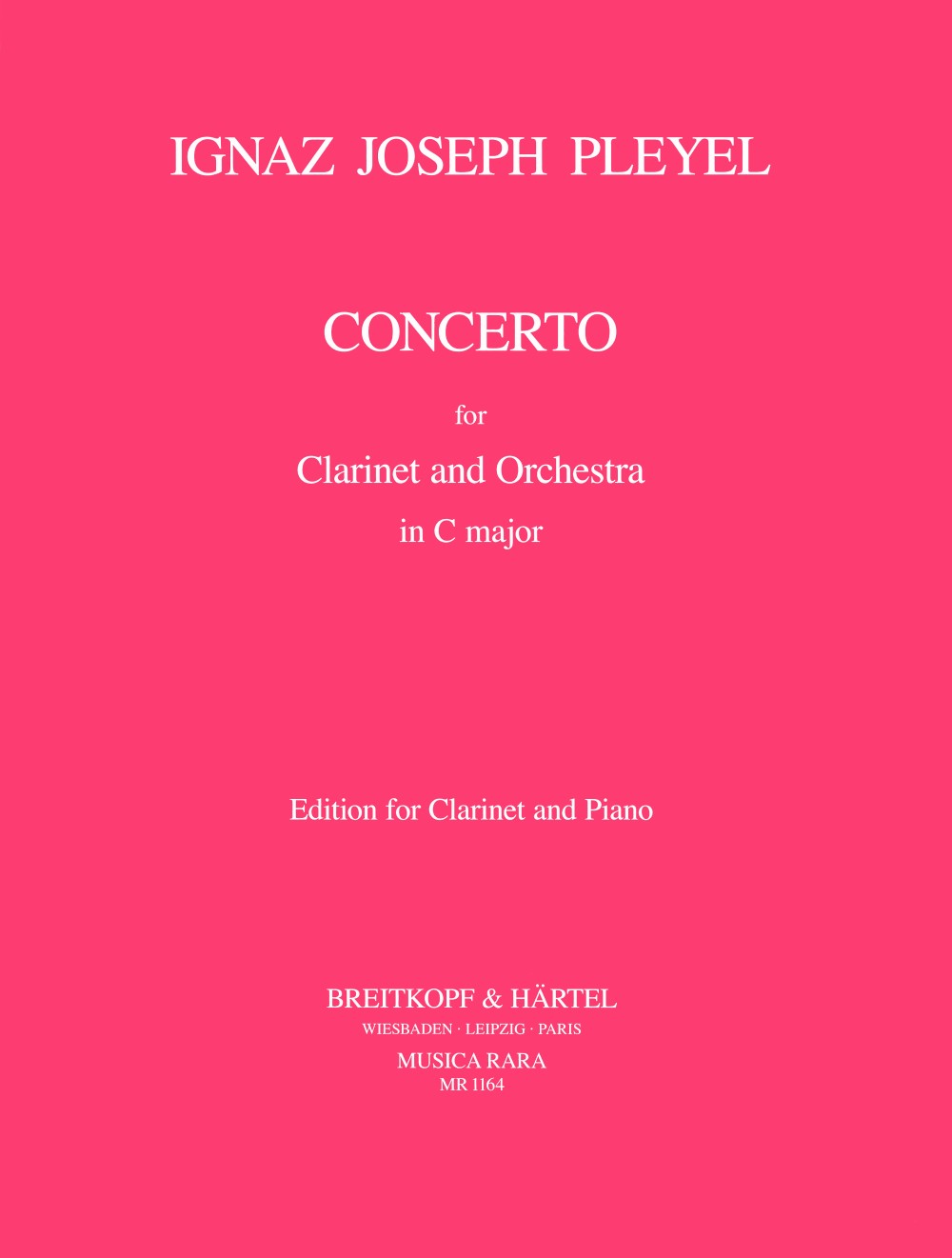 Pleyel, Concerto in C (Musica Rara)