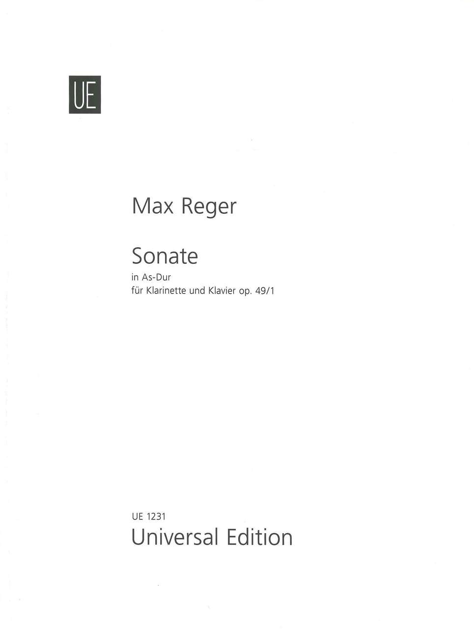 Reger, Sonata op. 49/1 in Ab (Universal)