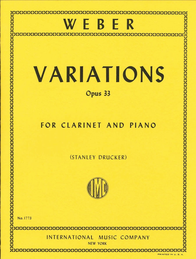 Weber, Variations op. 33 (Drucker) (IMC)