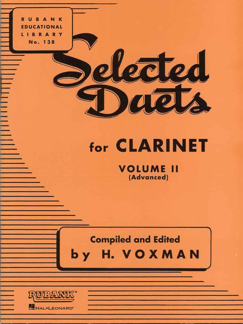 Voxman, Selected Duets for Clarinet 2 (Rubank)