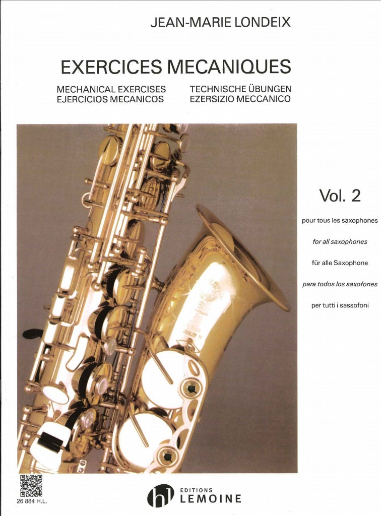 Londeix, Exercices mecaniques 2 (Lemoine)