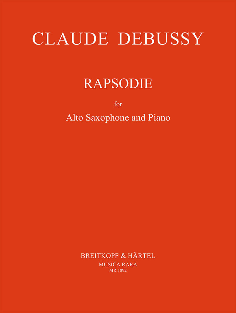 Debussy, Rapsodie L 104(98) (Tyree) (Musica Rara)