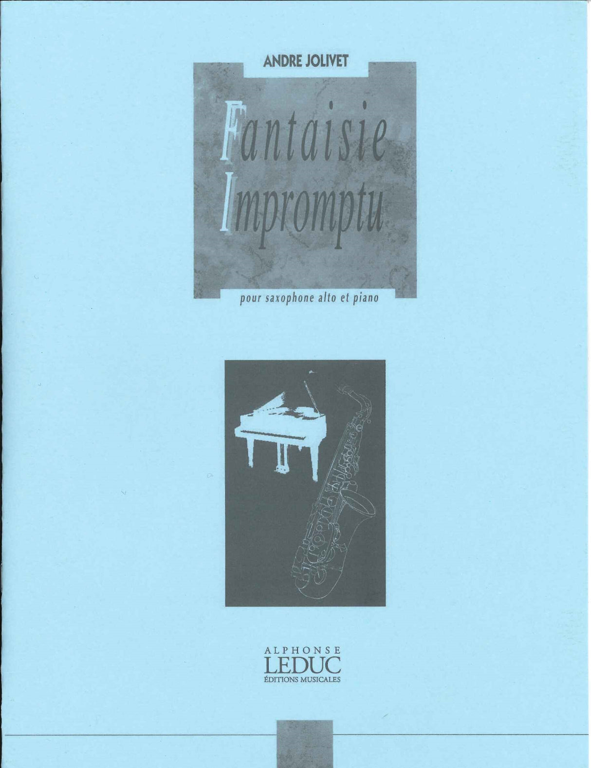 Jolivet, Fantaisie-Impromptu (ASax,Pf) (Leduc)