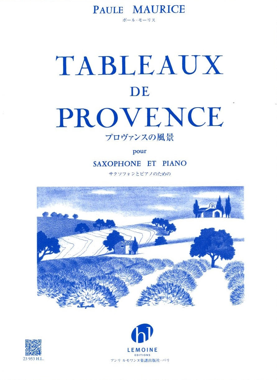 Maurice, Tableaux de Provence (ASax,Pf) (Lemoine)
