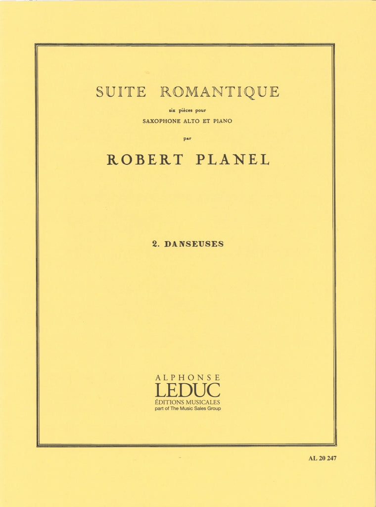Planel, Suite romantique 2 (ASax,Pf) (Leduc)