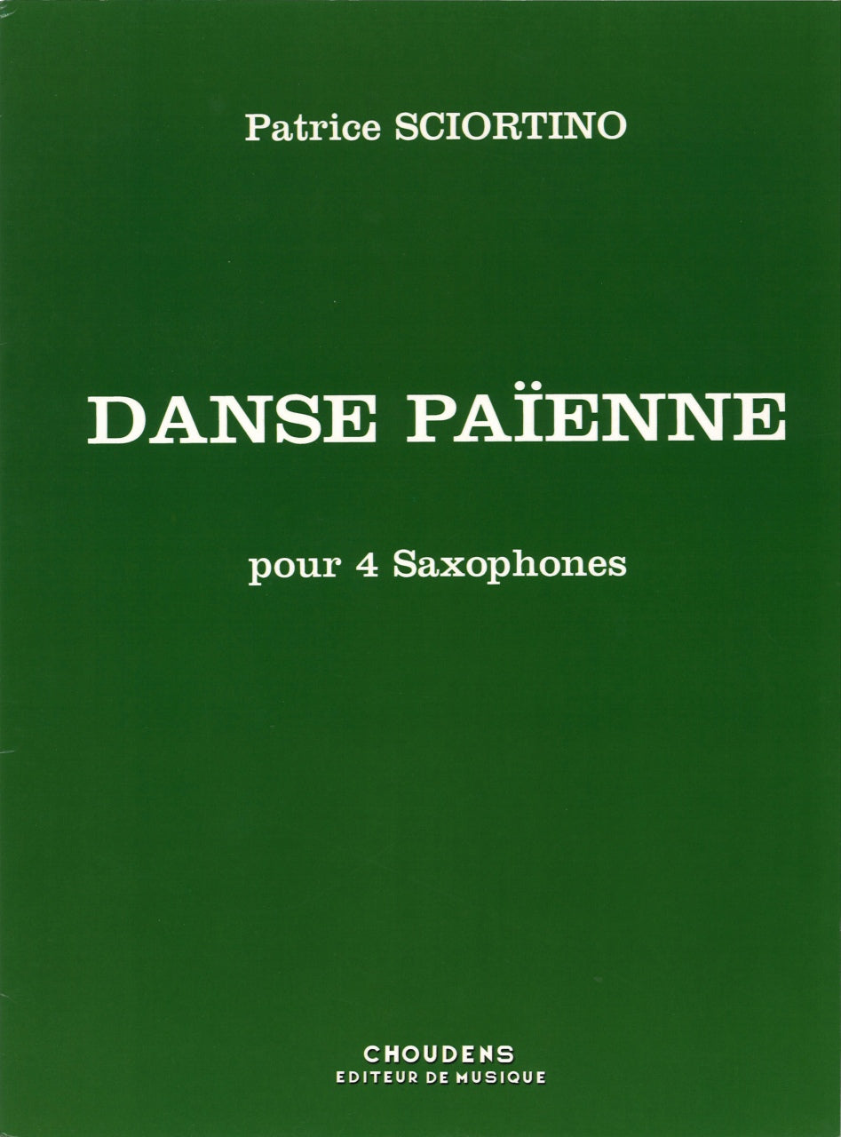Sciortino, Danse paienne op. 10 (SATBr) (Choudens)