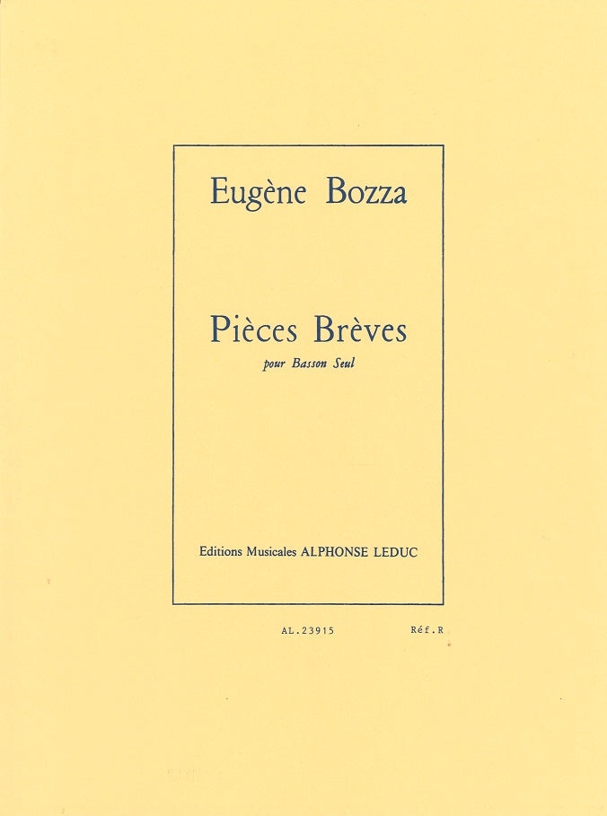 Bozza, Pieces breves (Bn Solo) (Leduc)