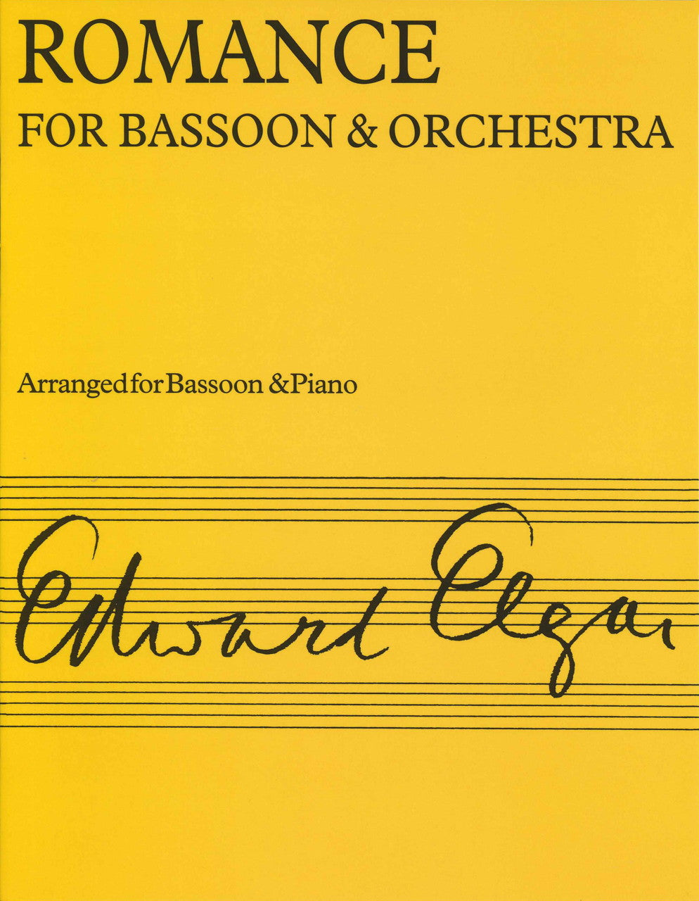 Elgar, Romance op. 62 (Bn,Pf) (Novello)